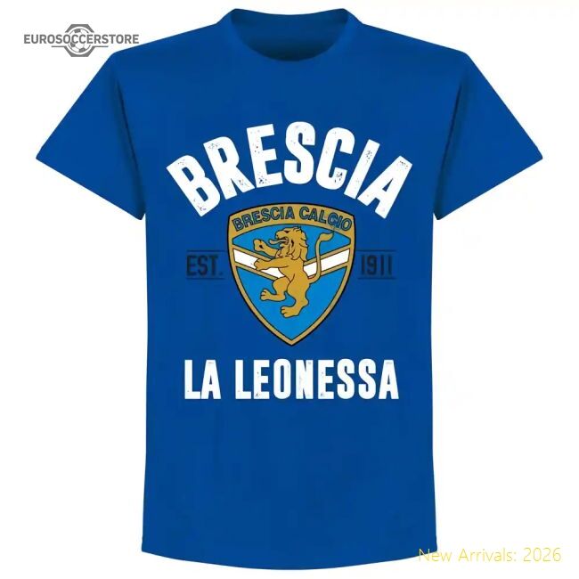 Authentic Top-Quality Brescia Established T-Shirt - Royal