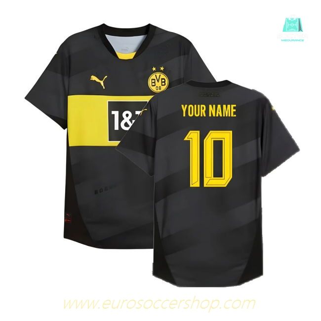 2024-2025 Borussia Dortmund Authentic Away Shirt (Your Name)