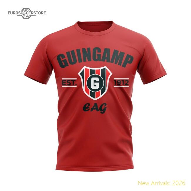 Performance Guingamp Established Football T-Shirt (Red)