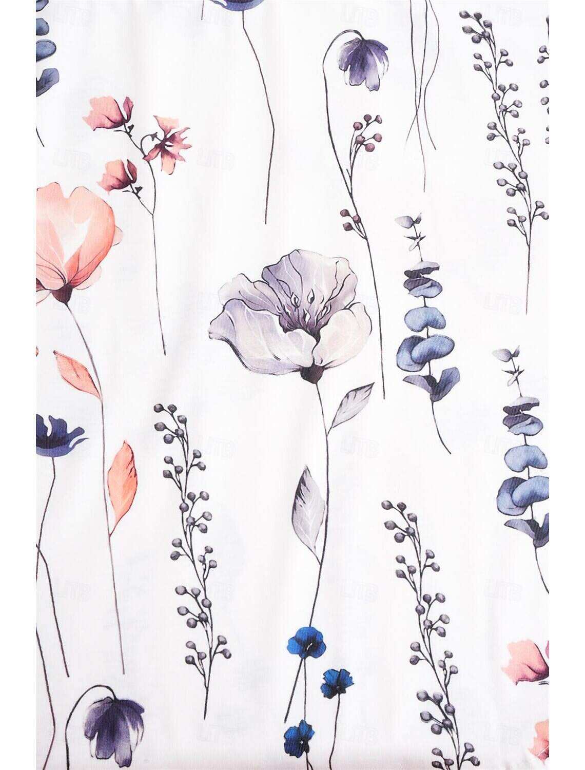 Women's Floral Print Tank Top Pink Blue Sleeveless Adjustable Straps Casual Summer Beachwear Flowy Loose Fit