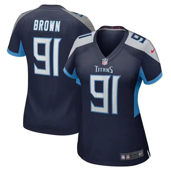 None Game NFL Jersey - Navy | Top-Grade Football Apparel | NFL Footbal