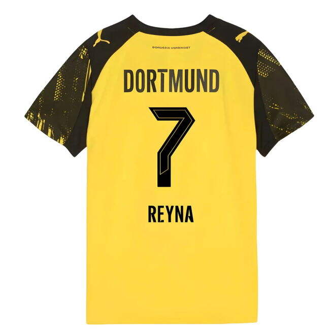 Kids Genuine 2025-2026 Borussia Dortmund German Home Jersey
