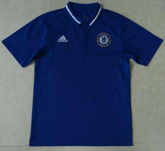 Chelsea Blue Polo 2016-17 Shirt - Official Replica 13809
