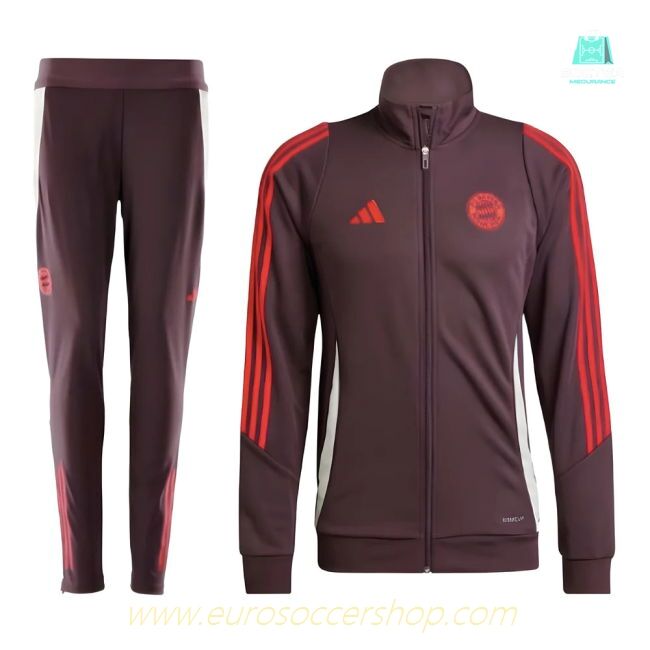 2024-2025 Bayern Munich Tracksuit (Shadow Maroon)