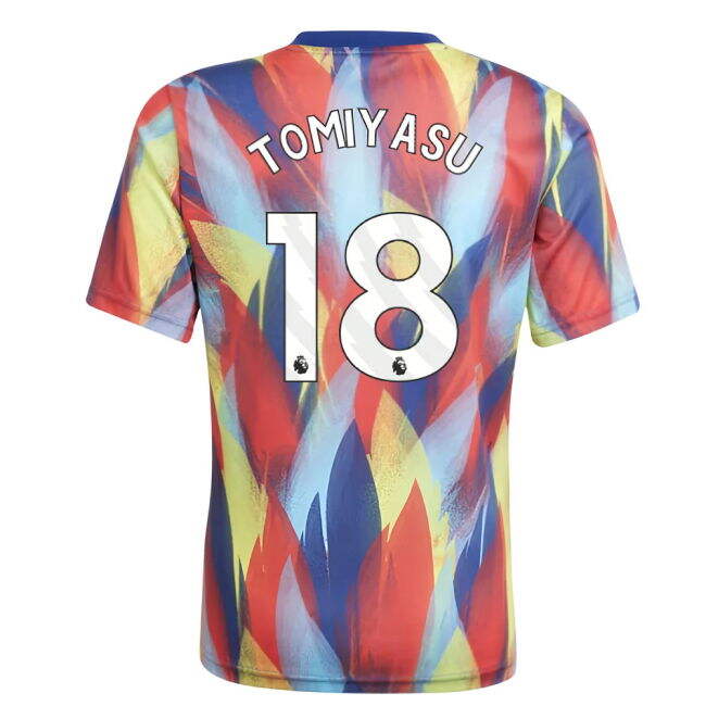 2025-20 Arsenal Home Jersey Tomiyasu #18 Edition L M S Kids