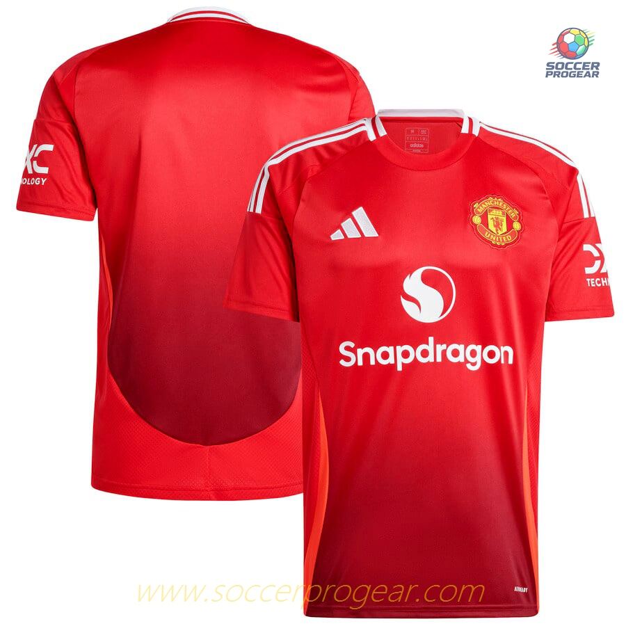 Manchester United Home Football Team Jersey 2024-25 Edition