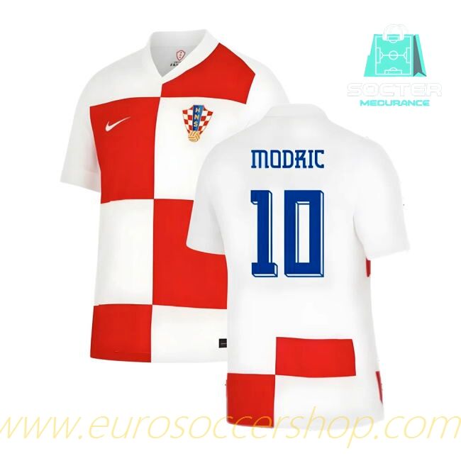 2024-25 Collection Replica Croatia Home Jersey (Modric 10)