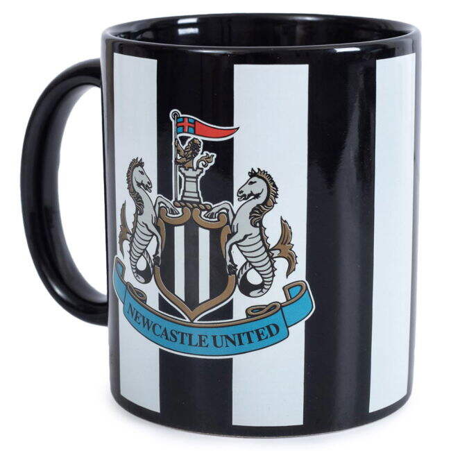 match worn Newcastle United FC Striped Mug
