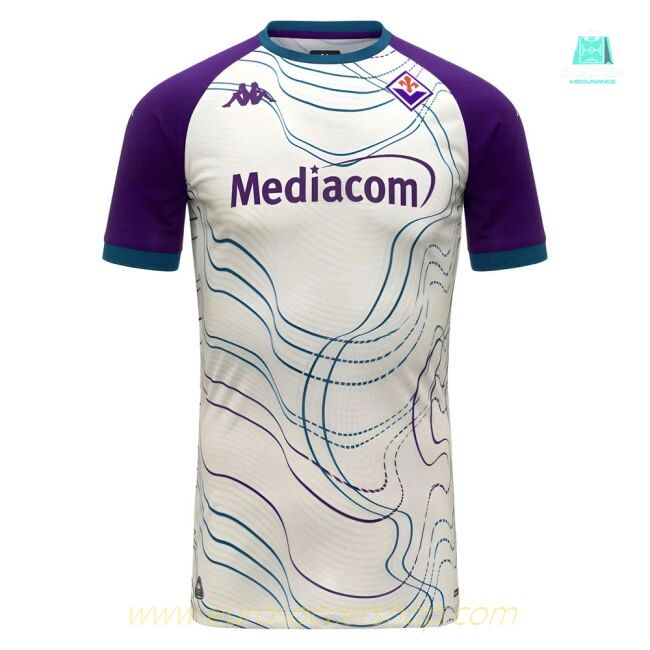 2025-2026 Fiorentina Pre Match Shirt (White-Violet)