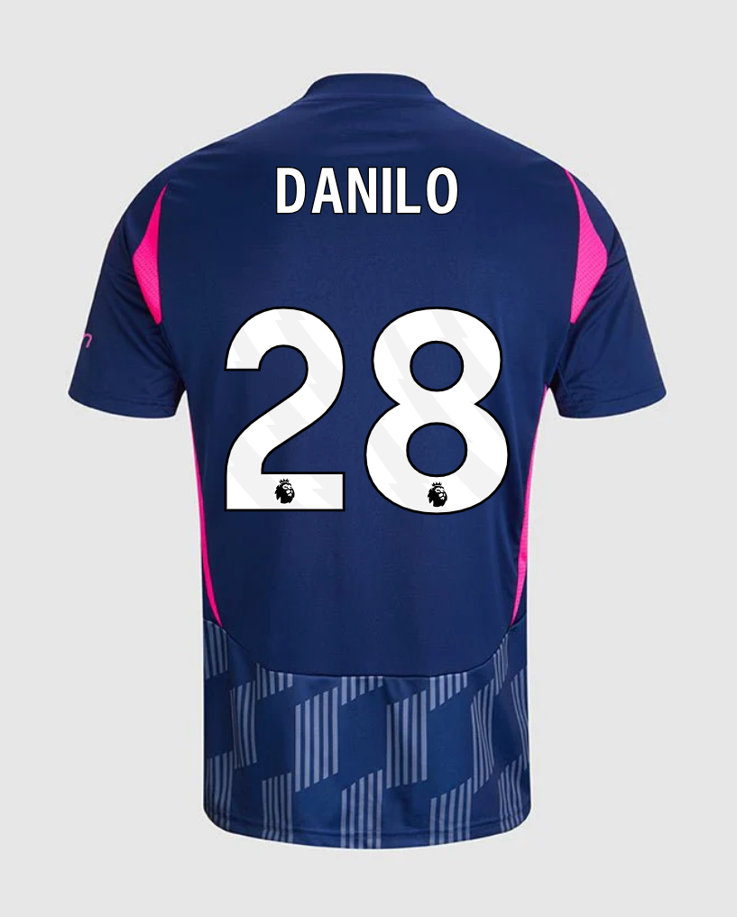 Danilo's 28th Away Jersey for Nottingham Forest in the 24-25 Season