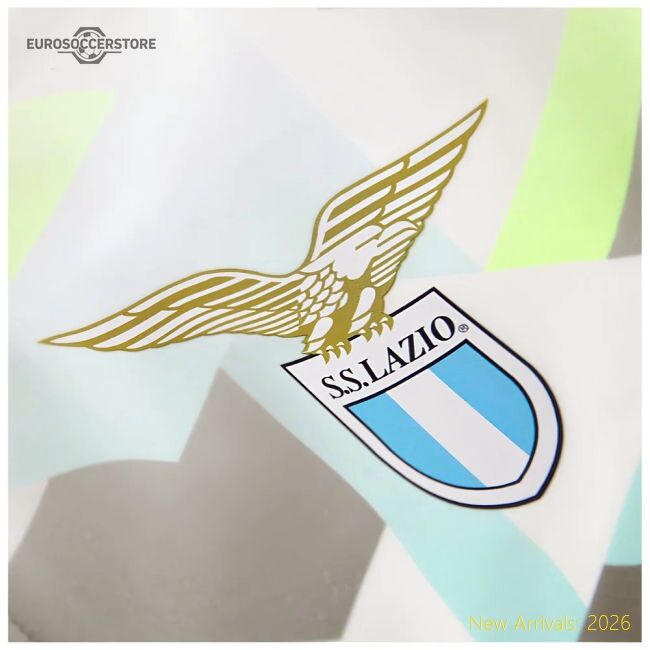 Trending Genuine 2024-2025 Lazio Hooded Walkout Jacket (White)
