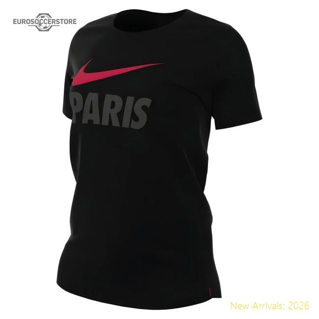 Official High-Quality 2021-2022 Psg Crest Tee (Ladies)
