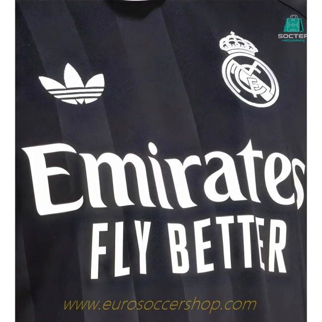 2025-2026 Real Madrid Third Goalkeeper Shirt (Black)