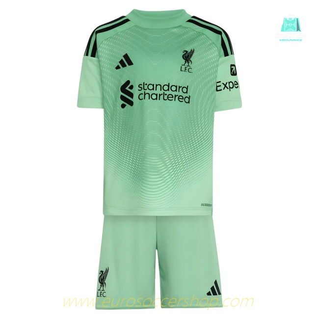 2025-2026 Liverpool Home Goalkeeper Mini Kit