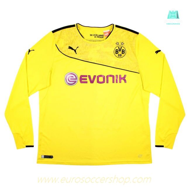 Borussia Dortmund 2013-14 Special Winter Edition Long Sleeve Home Shirt (2XL) (Very Good)