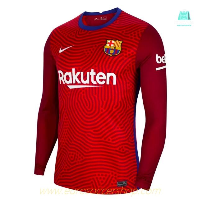 2020-2021 Barcelona Away Goalkeeper Shirt (Red) - Kids (Ter Stegen 1)