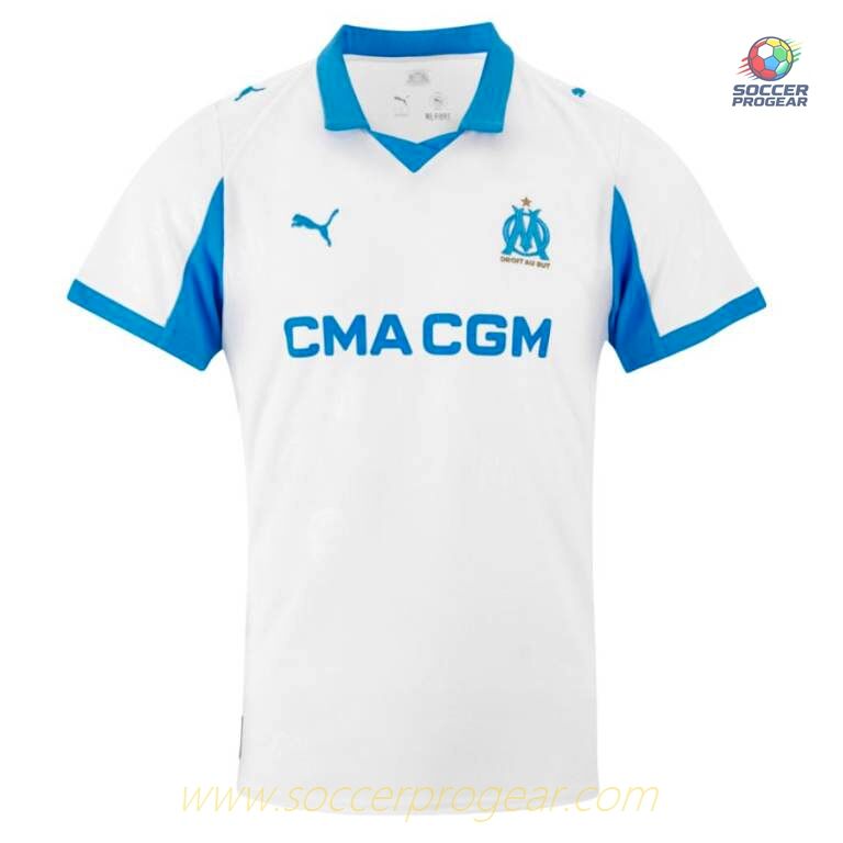OM Premium Home Soccer Team Shirt 2025/26 Collection Pavard