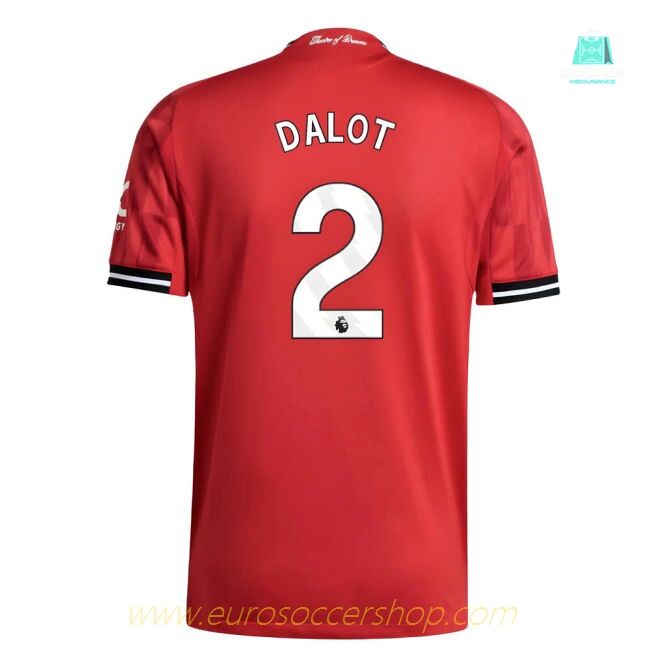 2025-2026 Man Utd Authentic Home Shirt (Dalot 2)