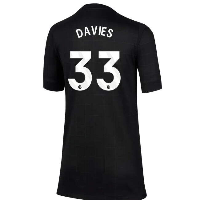 Tottenham Away Jersey 2025-20 Davies 33 M S Kids