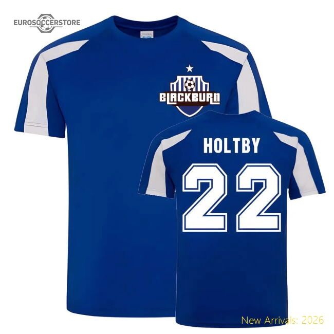 Authentic Lewis Holtby Blackburn Rovers Sports Training Jersey (blue