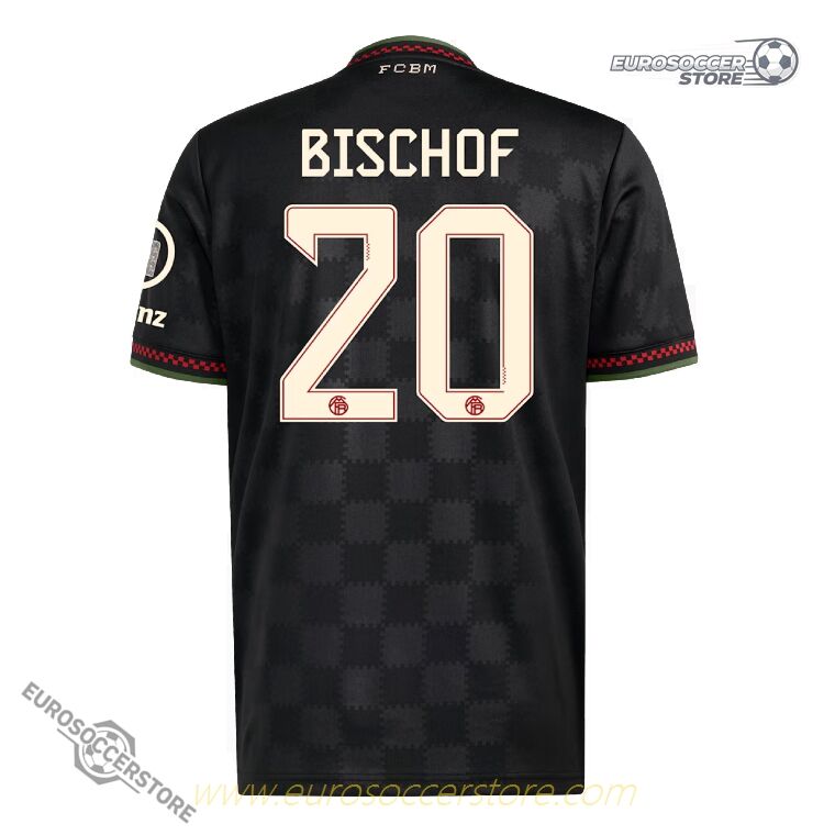 Bayern Munich's 25-26 Champions League BISCHOF 20 Version Jersey