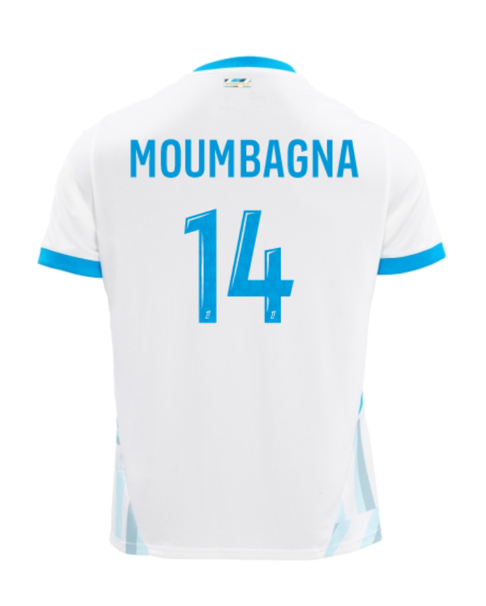 Marseille 24-25 Season Home Jersey - MOUMBAGNA #14