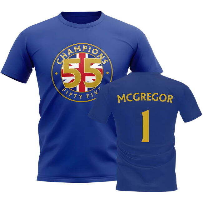 The Light Blues Team Tee A. Mcgregor #55 2024-2025 Season (v3)