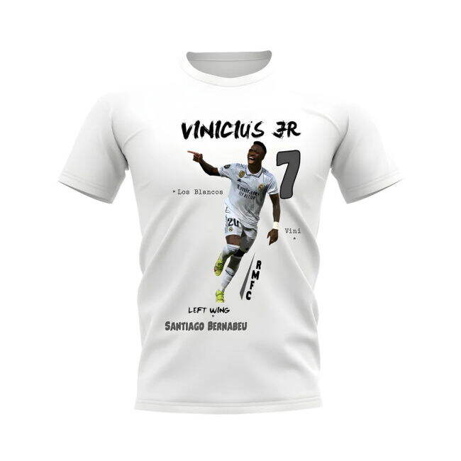 Vinicius Jr Real Madrid Graphic football T-Shirt (Unisex
