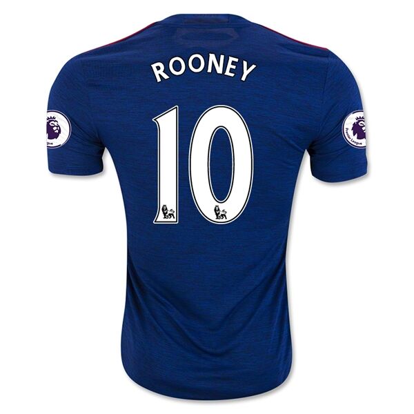 Manchester United Away 2016-17 ROONEY 10 Soccer Jersey Shirt -