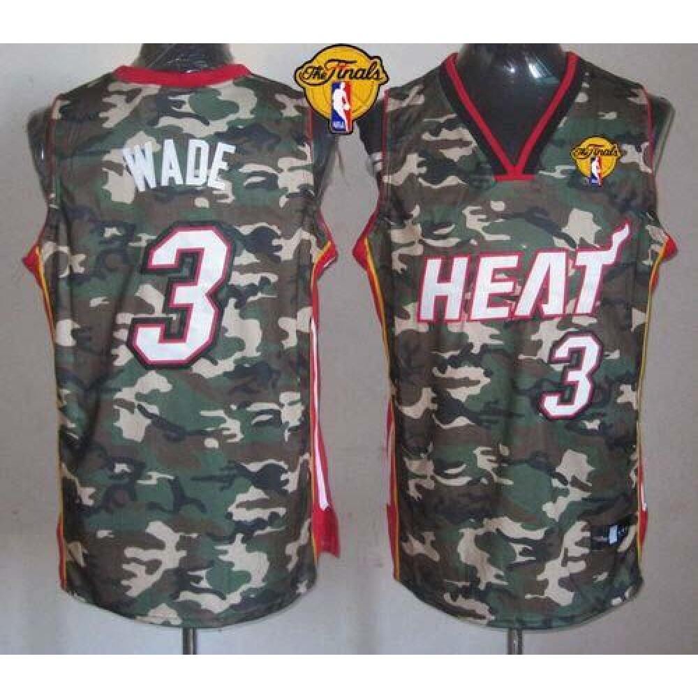 Performance Top-Grade Men's Miami Heat #3 Dwyane None Basketball Jersey