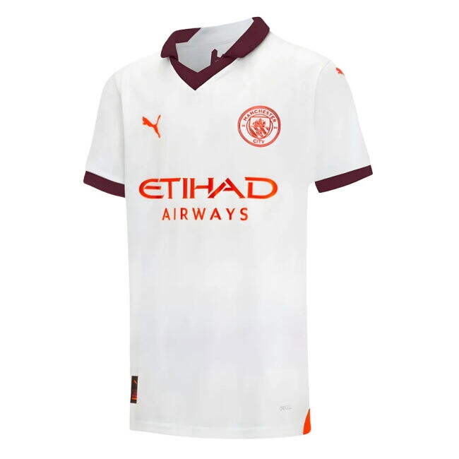 Man City Soccer Jerseys 2023-2024 Away Jersey - Kids