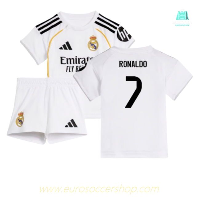 2025-2026 Real Madrid Home Baby Kit (Ronaldo 7)