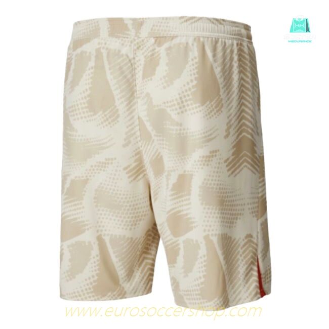 2024-2025 Man City Away Goalkeeper Shorts (Alpine Snow)