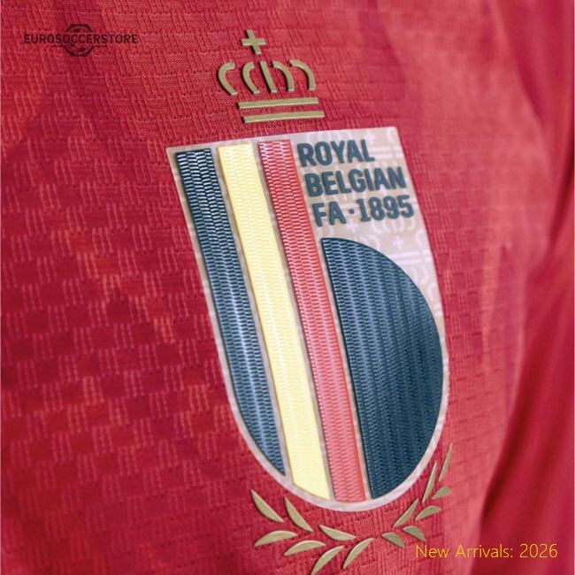 Belgium 2026-2027 Authentic Home Shirt (bel) Movement Contemporary