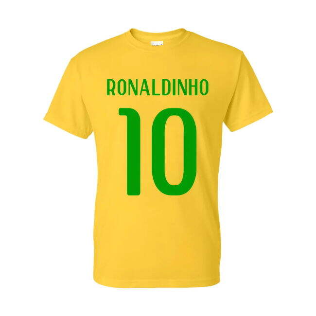 New Breathable Brazil Home Game Jersey