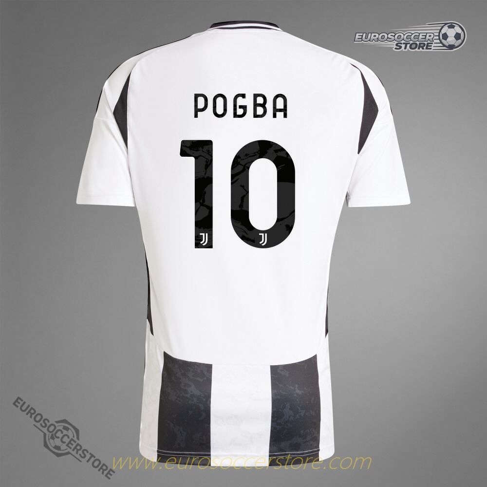 Juventus 24-25 Home Jersey with POGBA #10