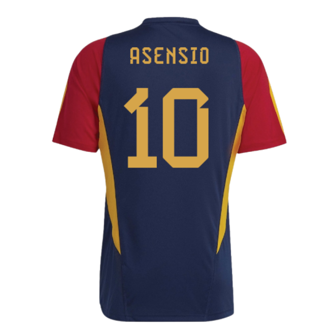 2022-2023 Spain Training Jersey (Navy) (Asensio 10)
