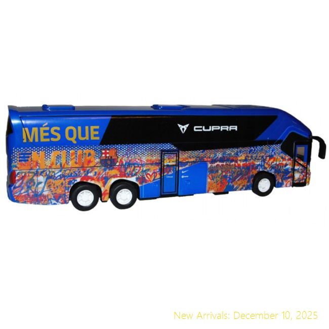 Durable Barca FC Barcelona Diecast Team Bus - Economical