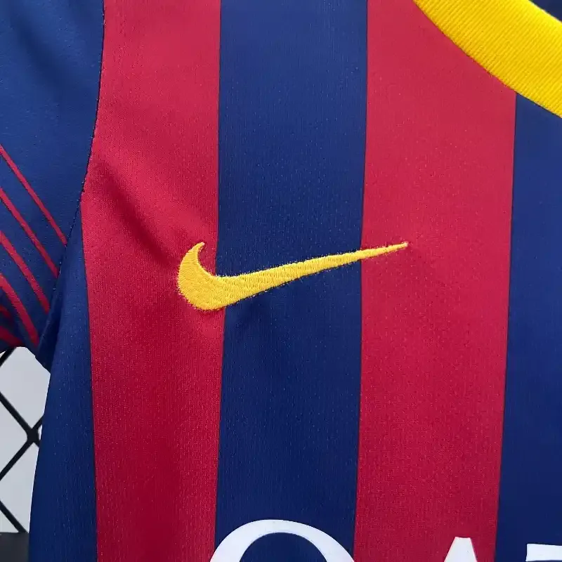 2013-2014 Kids Barcelona Jersey retro kit