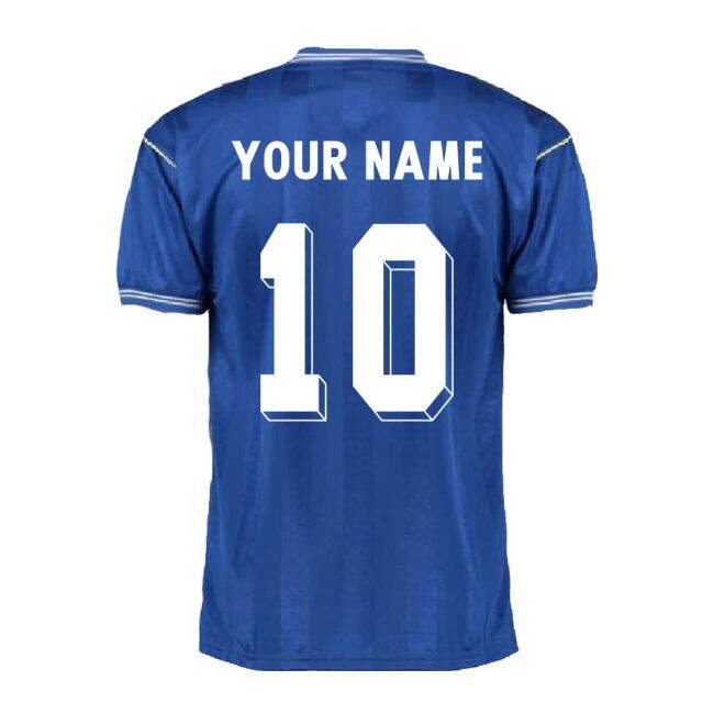 Custom Everton Home Jersey Score