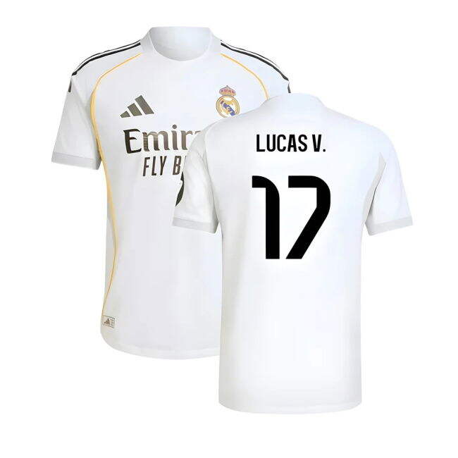 2025-2026 RM Home Football Shirt (Lucas V. 17) Moisture Wicking