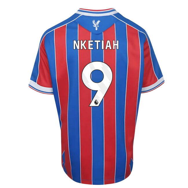2025-2026 Crystal Palace Home Shirt (Kids) (Nketiah 9)