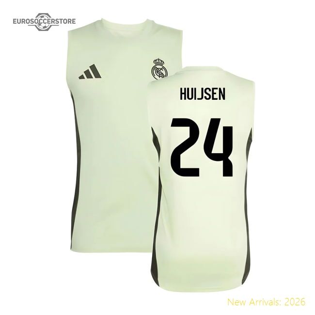 2025-2026 Real Madrid Sleeveless Training Jersey (almost Lime) (hui