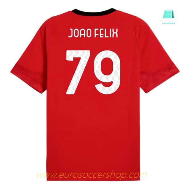 2025-2026 AC Milan Training Jersey (Red) (Joao Felix 79)