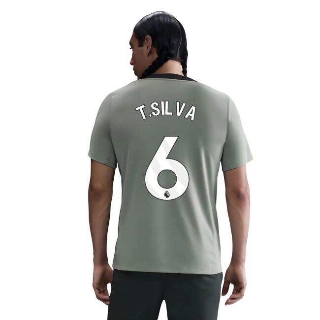 2025-2026 Chelsea Strike Training Shirt (Jade Green) (T.Silva 6)