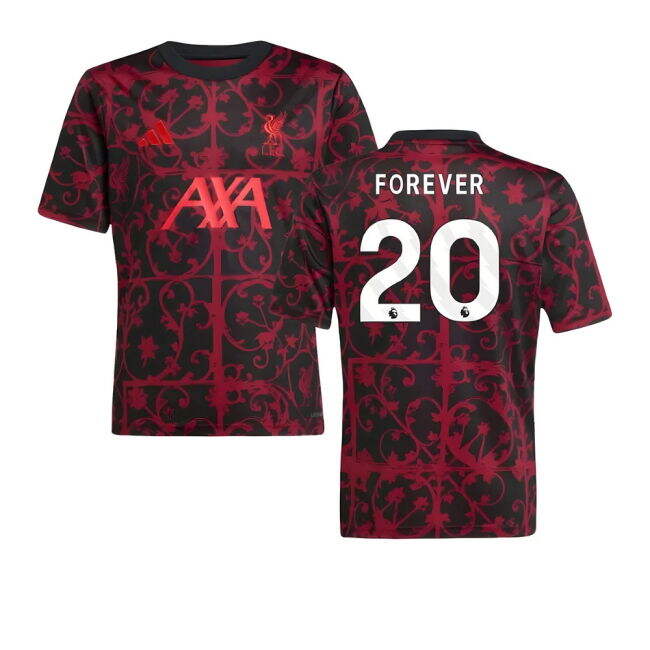 2025-20 Liverpool Authentic Home Jersey Forever #20 L M S Kids