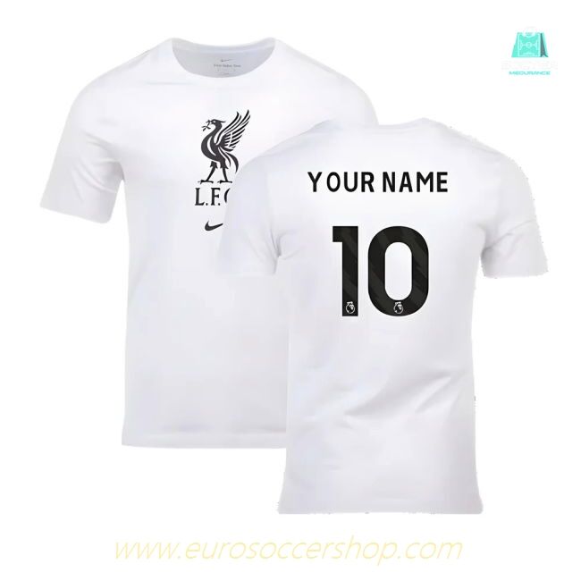 2023-2024 Liverpool Crest Tee (White) (Your Name)