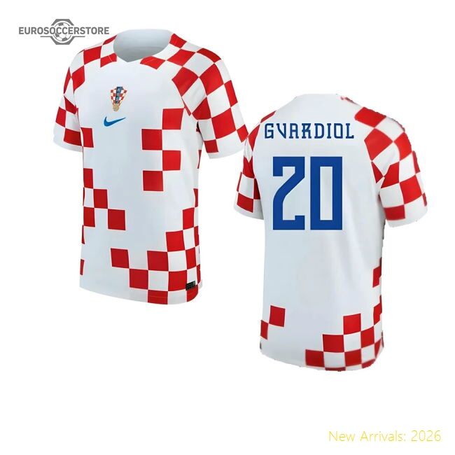 Croatia 2022-2023 Authentic Home Shirt (cro) Movement Contemporary