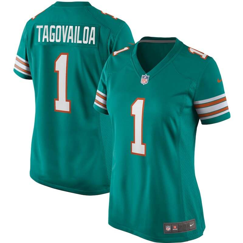 None Tua Tagovailoa Miami Dolphins Stylish Game Jersey for NFL Fans