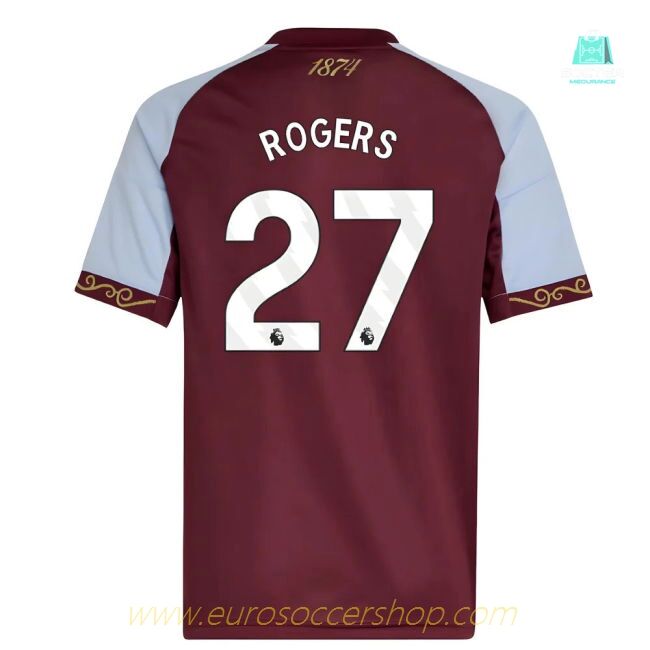 2025-2026 Aston Villa Home Shirt (Kids) (Rogers 27)